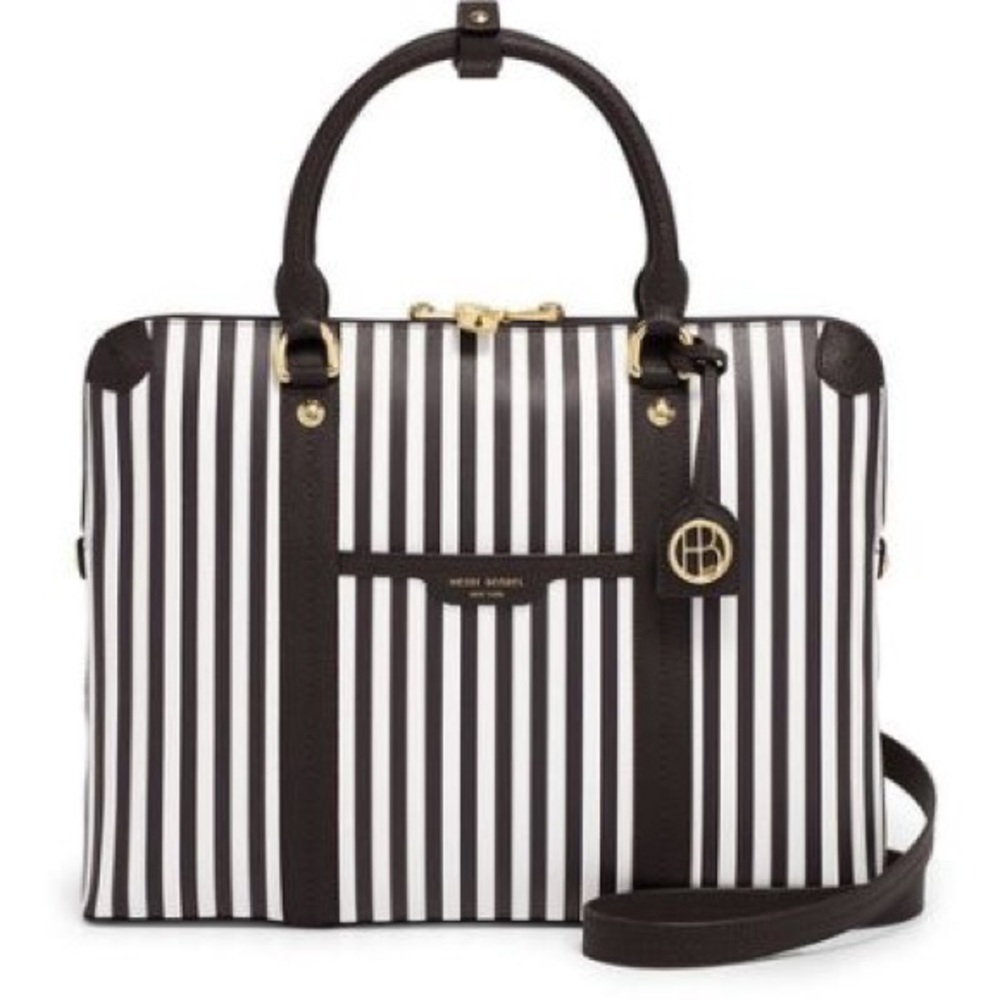 Henri Bendel West 57th Centennial Stripe Briefcase
